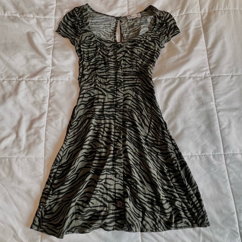 Hollister Zebra-Print Dress